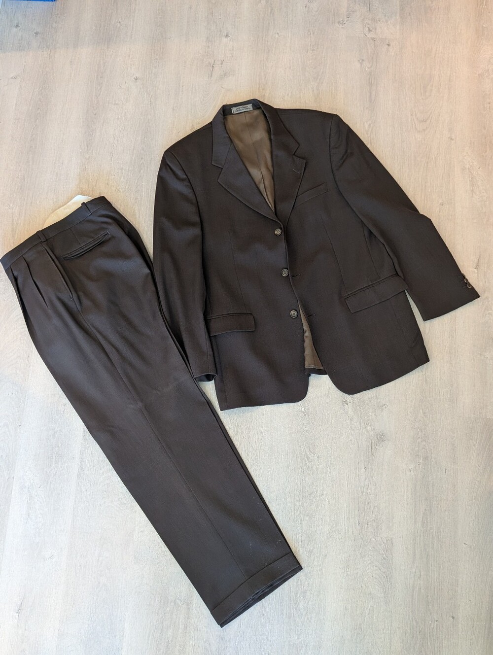 Men's Brown Two-Piece Suit - Classic Notch Lapel From Grafton & Co Clothing